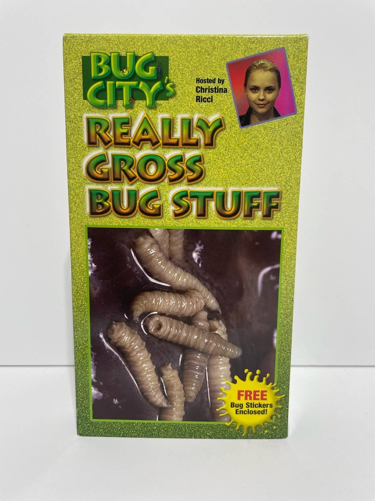 Bug City's Really Gross Bug Stuff VHS 1998 Christina Ricci
